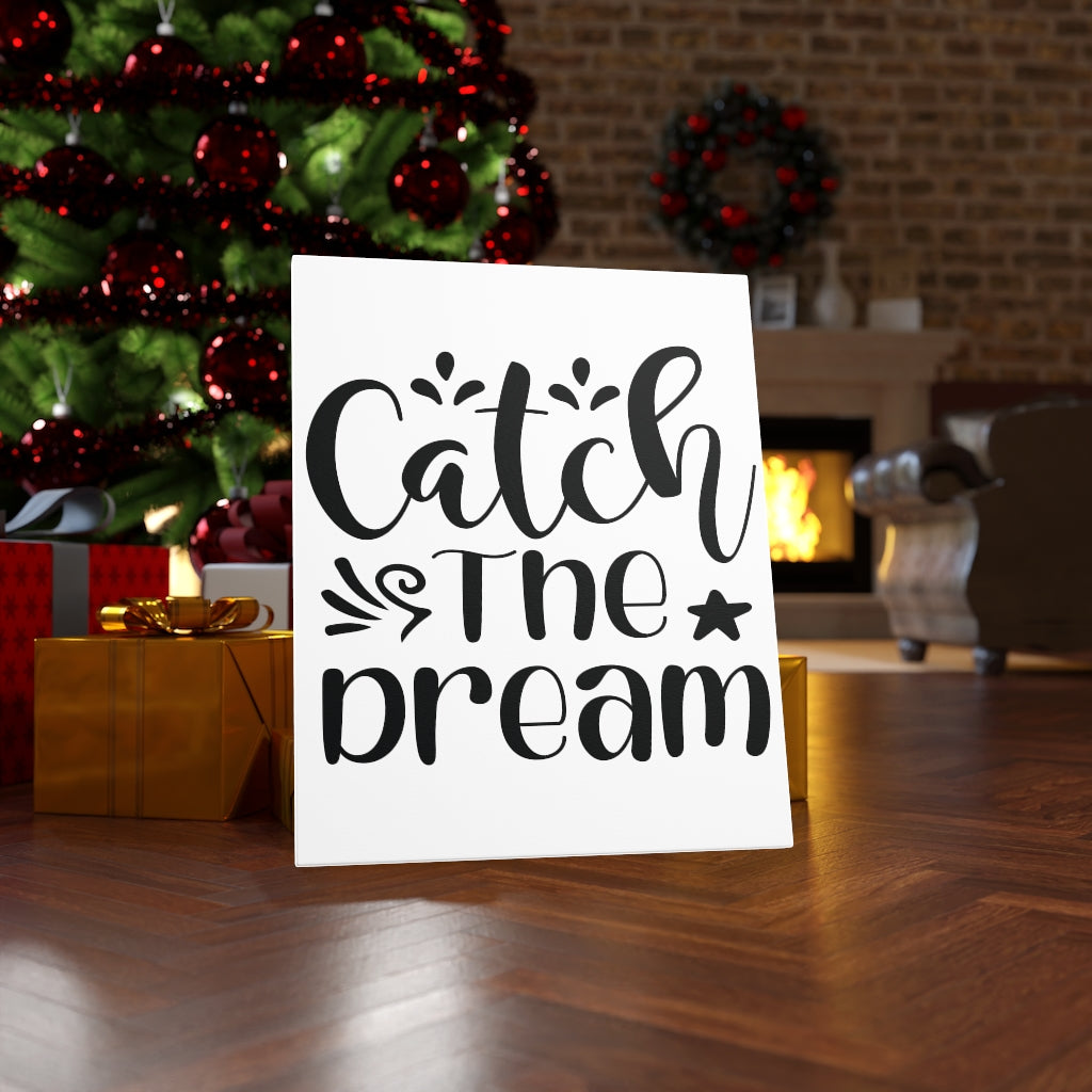 Scripture Walls Inspirational Wall Art Catch The Dream Wall Art Motivation Wall Decor for Home Office Gym Inspiring Success Quote Print Ready to Hang Unframed-Express Your Love Gifts