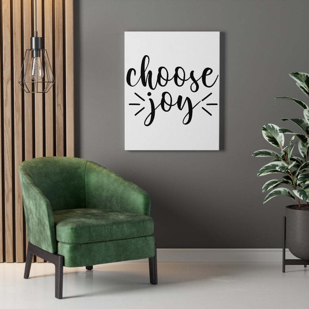 Scripture Walls Inspirational Wall Art Choose Joy Black And White Wall Art Motivation Wall Decor for Home Office Gym Inspiring Success Quote Print Ready to Hang Unframed-Express Your Love Gifts