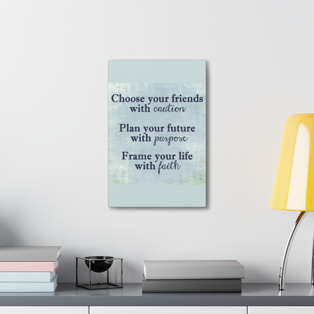Scripture Walls Inspirational Wall Art Choose Your Life Plan Motivation Wall Decor for Home Office Gym Inspiring Success Quote Print Ready to Hang Unframed-Express Your Love Gifts