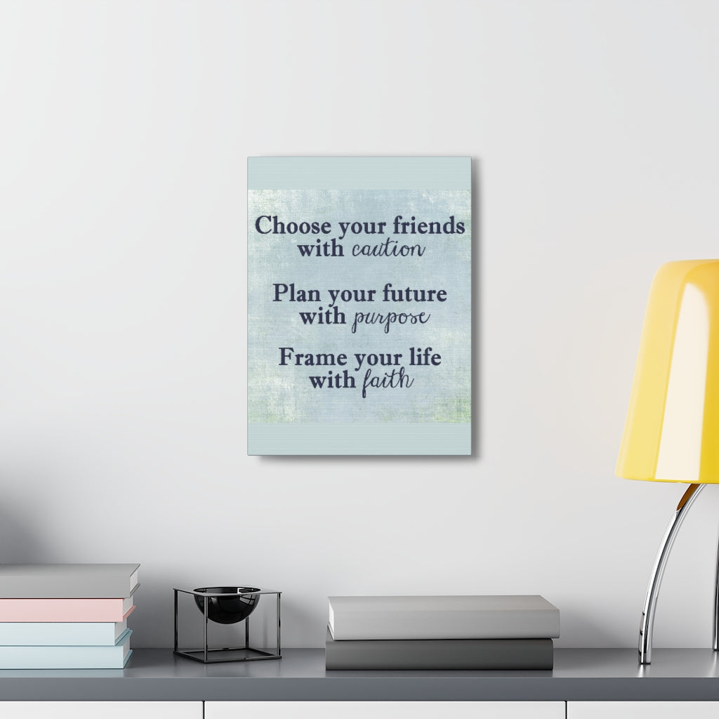 Scripture Walls Inspirational Wall Art Choose Your Life Plan Motivation Wall Decor for Home Office Gym Inspiring Success Quote Print Ready to Hang Unframed-Express Your Love Gifts