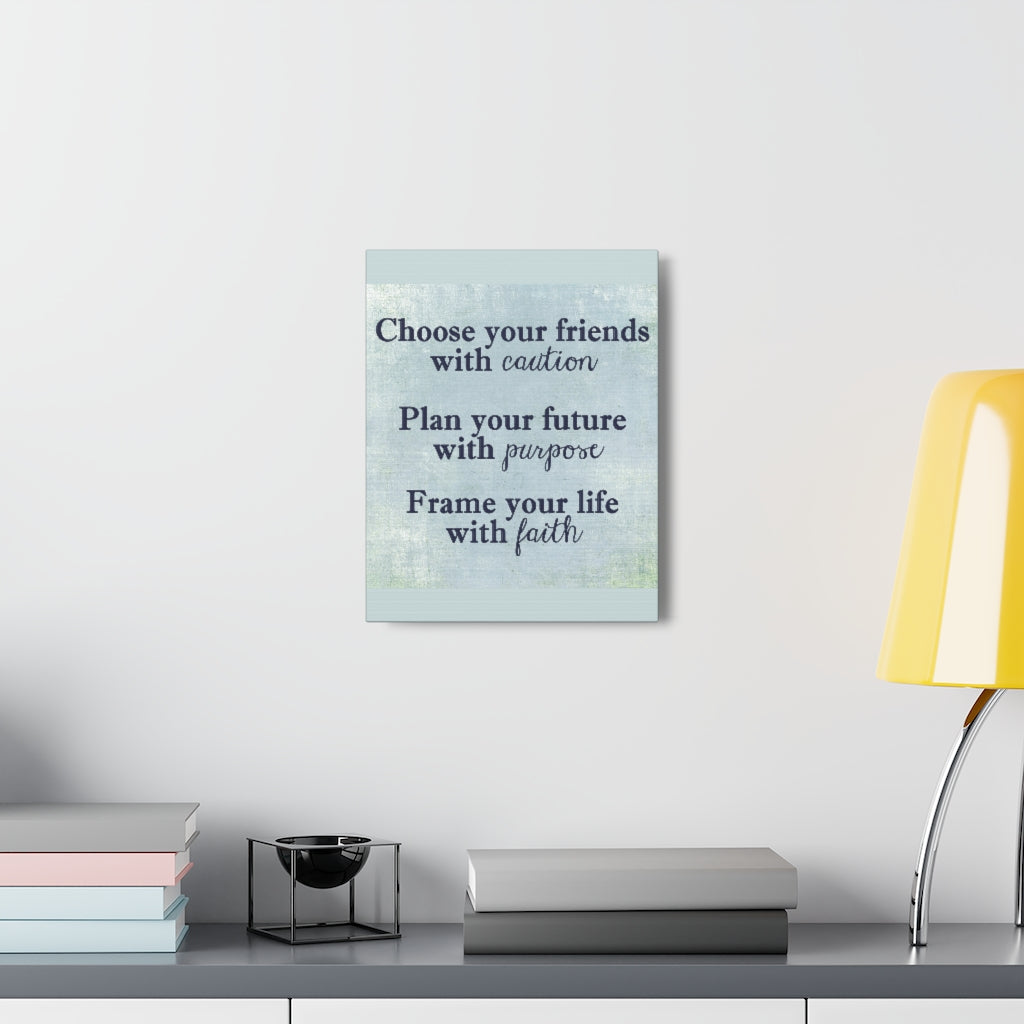 Scripture Walls Inspirational Wall Art Choose Your Life Plan Motivation Wall Decor for Home Office Gym Inspiring Success Quote Print Ready to Hang Unframed-Express Your Love Gifts