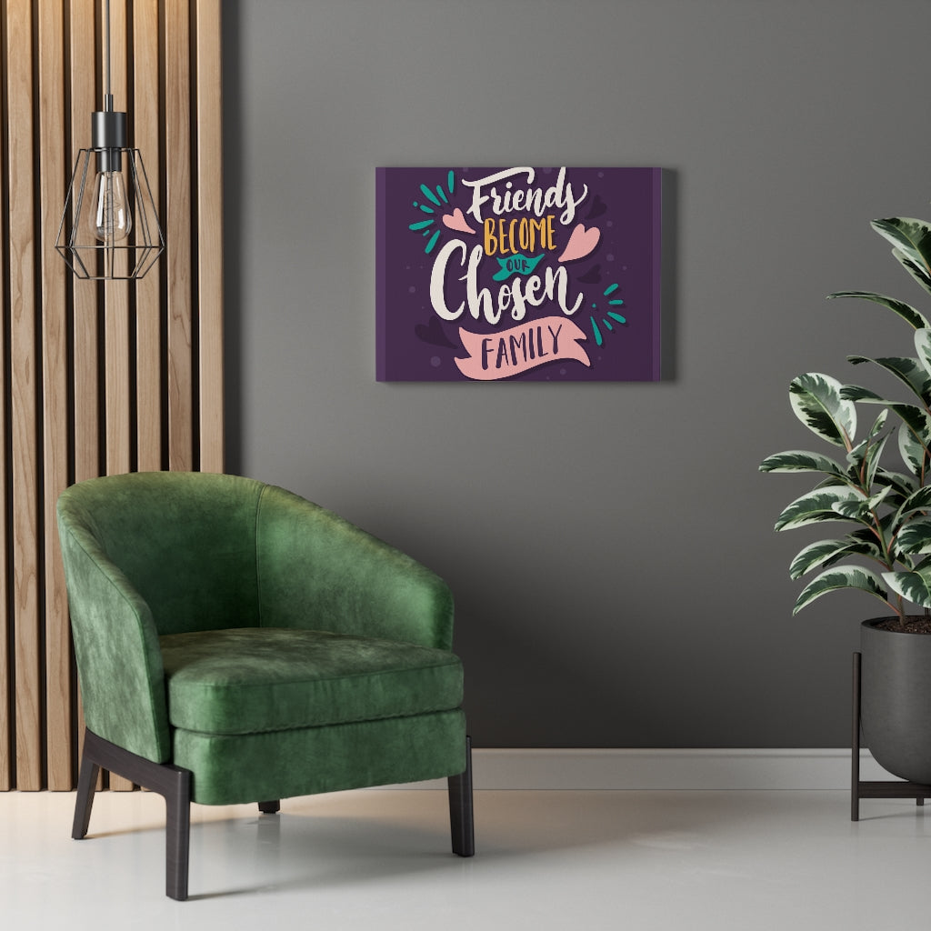 Scripture Walls Inspirational Wall Art Chosen Family Wall Art Motivational Motto Inspiring Prints Artwork Decor Ready to Hang Unframed-Express Your Love Gifts