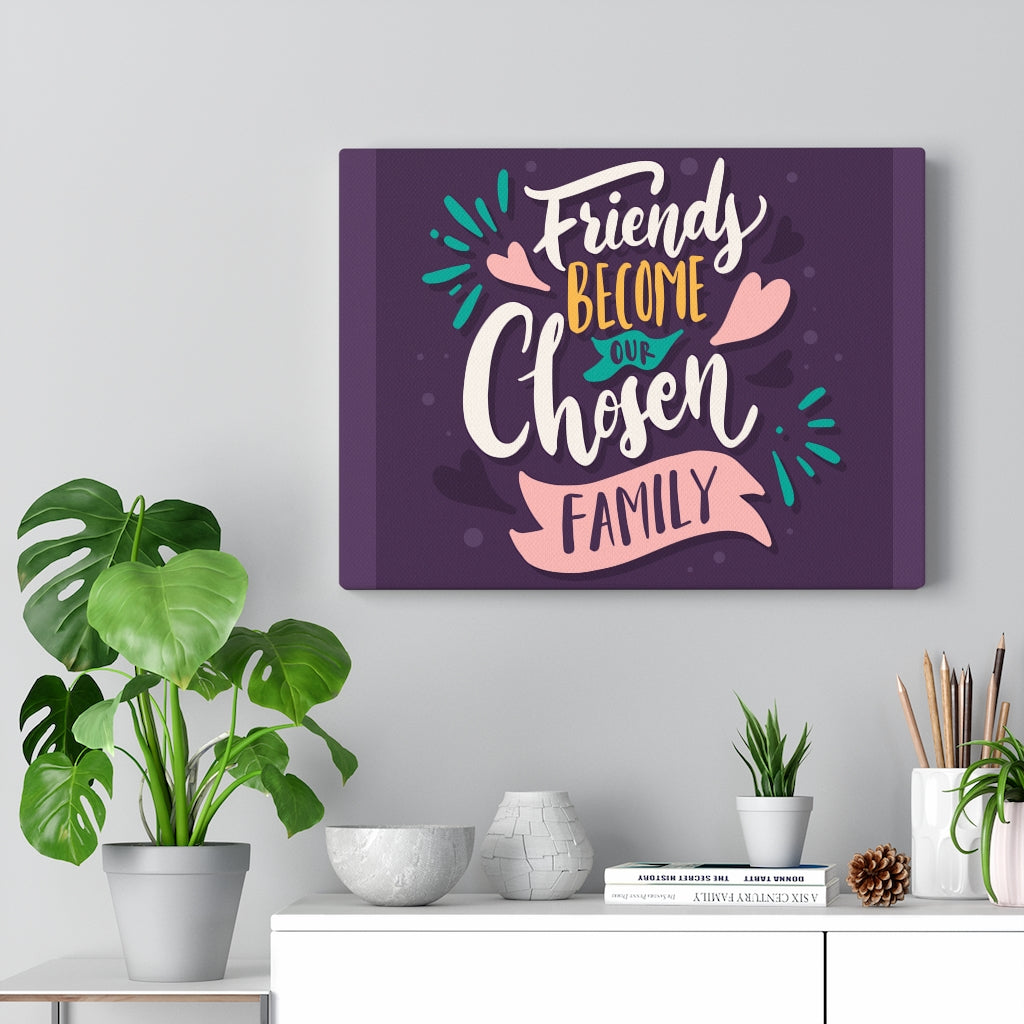 Scripture Walls Inspirational Wall Art Chosen Family Wall Art Motivational Motto Inspiring Prints Artwork Decor Ready to Hang Unframed-Express Your Love Gifts
