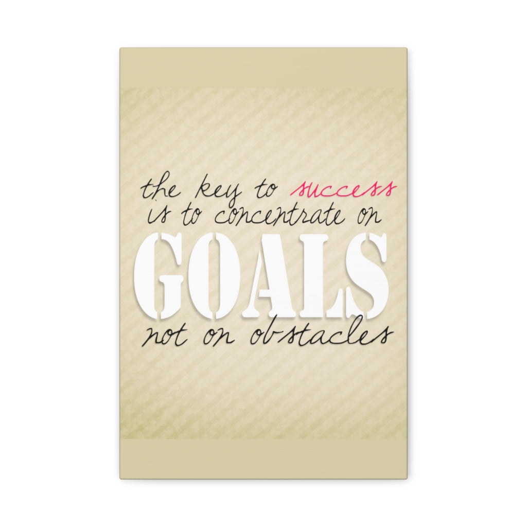 Scripture Walls Inspirational Wall Art Concentrate On Goals Motivation Wall Decor for Home Office Gym Inspiring Success Quote Print Ready to Hang Unframed-Express Your Love Gifts