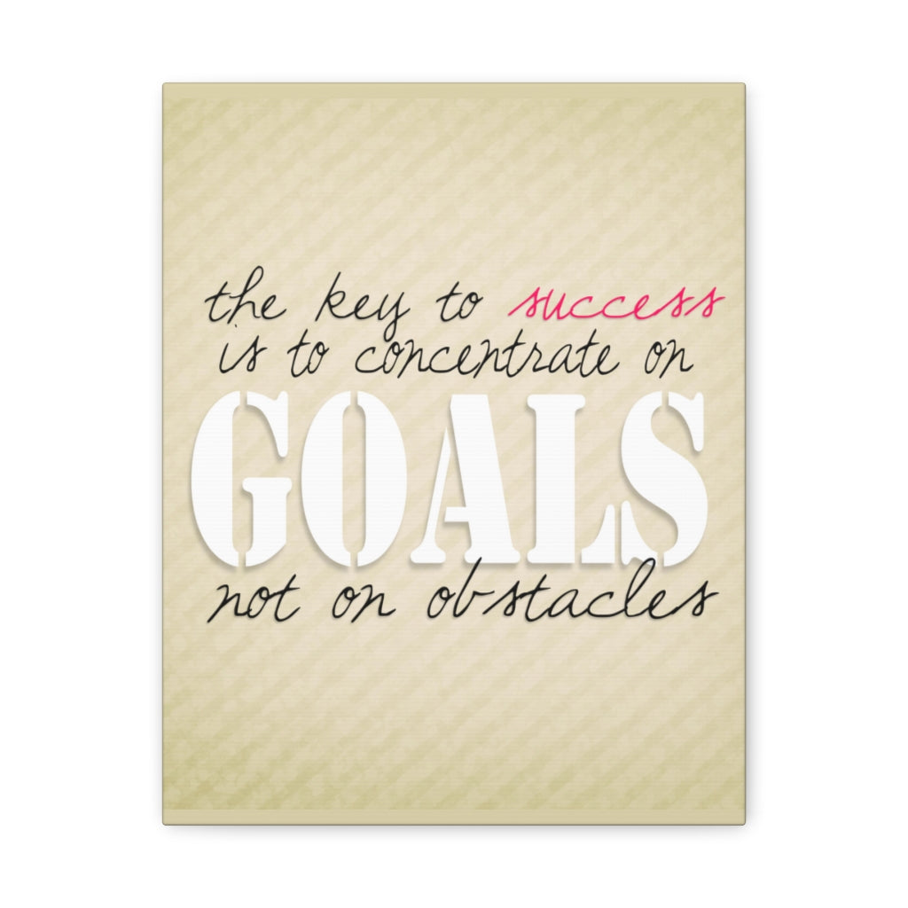 Scripture Walls Inspirational Wall Art Concentrate On Goals Motivation Wall Decor for Home Office Gym Inspiring Success Quote Print Ready to Hang Unframed-Express Your Love Gifts