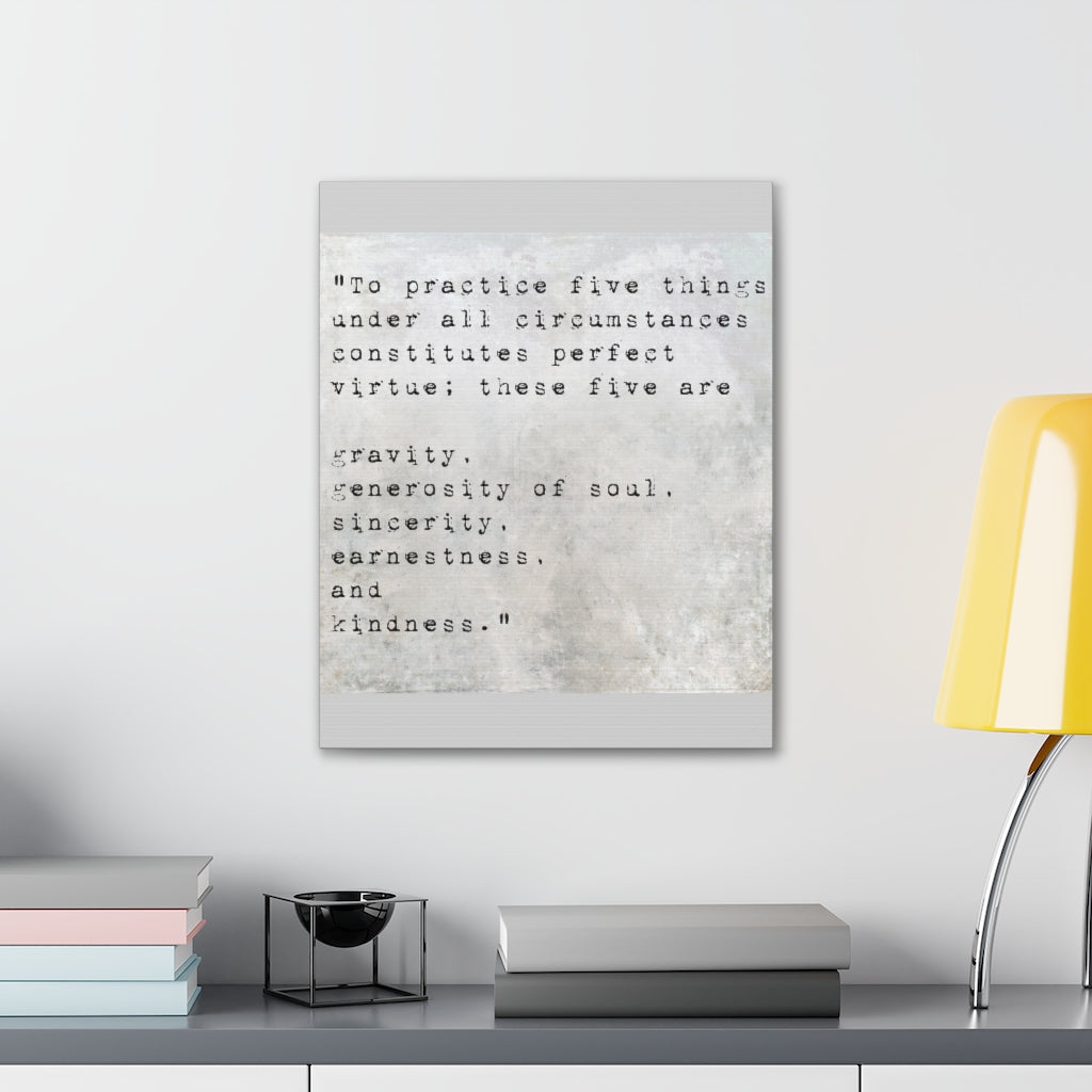 Scripture Walls Inspirational Wall Art Constitutes Perfect Virtue Motivation Wall Decor for Home Office Gym Inspiring Success Quote Print Ready to Hang Unframed-Express Your Love Gifts