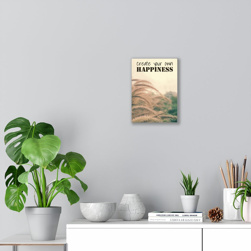 Scripture Walls Inspirational Wall Art Create Your Own Happiness Motivational Print Ready to Hang Artwork Unframed-Express Your Love Gifts