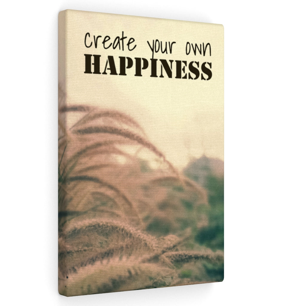 Scripture Walls Inspirational Wall Art Create Your Own Happiness Motivational Print Ready to Hang Artwork Unframed-Express Your Love Gifts