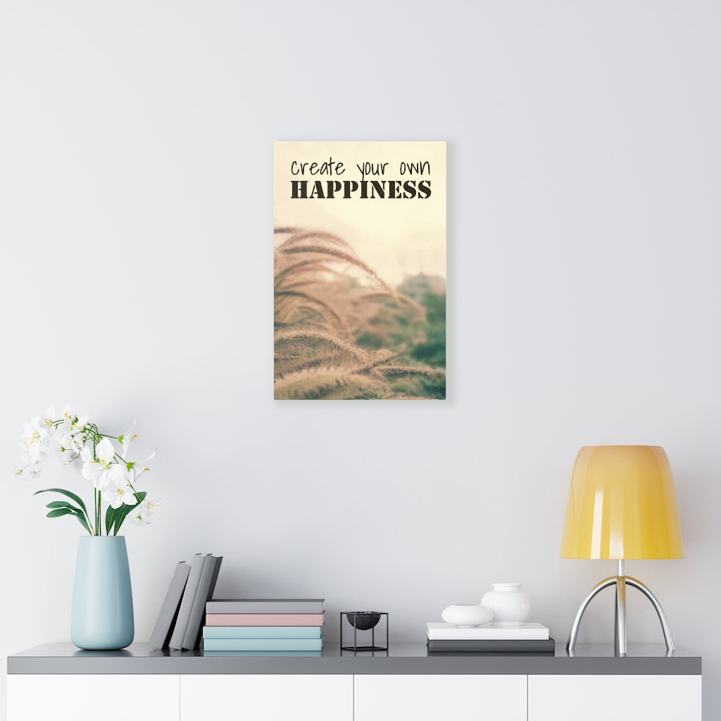 Scripture Walls Inspirational Wall Art Create Your Own Happiness Motivational Print Ready to Hang Artwork Unframed-Express Your Love Gifts