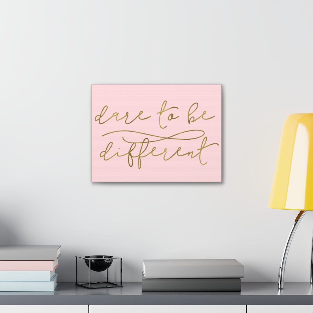 Scripture Walls Inspirational Wall Art Dare To Be Different Motivation Wall Decor for Home Office Gym Inspiring Success Quote Print Ready t Unframed-Express Your Love Gifts