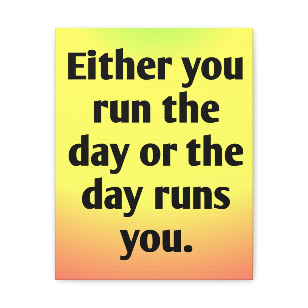 Scripture Walls Inspirational Wall Art Day Runs You Motivation Wall Decor for Home Office Gym Inspiring Success Quote Print Ready to Hang Unframed-Express Your Love Gifts