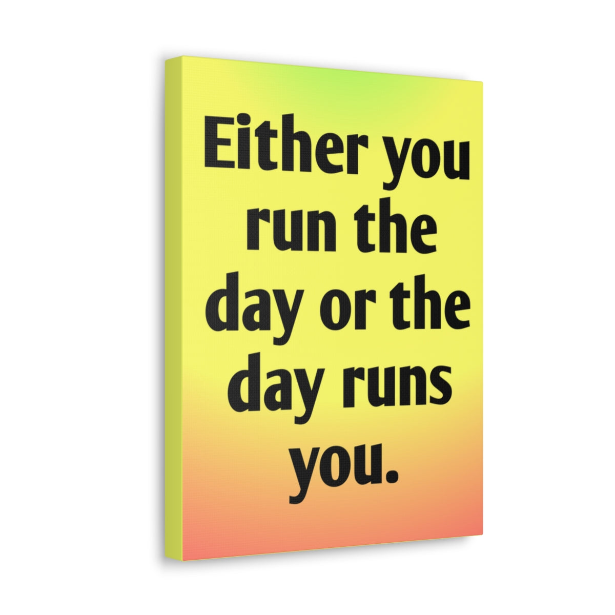 Scripture Walls Inspirational Wall Art Day Runs You Motivation Wall Decor for Home Office Gym Inspiring Success Quote Print Ready to Hang Unframed-Express Your Love Gifts