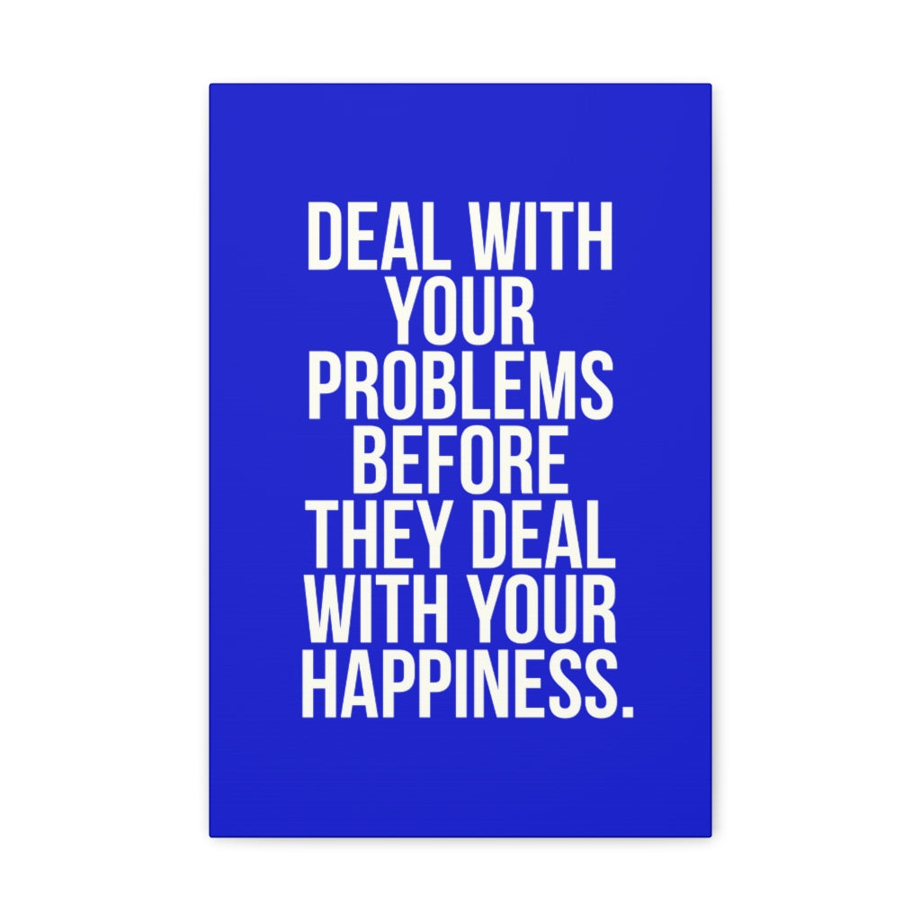 Scripture Walls Inspirational Wall Art Deal With Your Problems Motivation Wall Decor for Home Office Gym Inspiring Success Quote Print Ready to Hang Unframed-Express Your Love Gifts