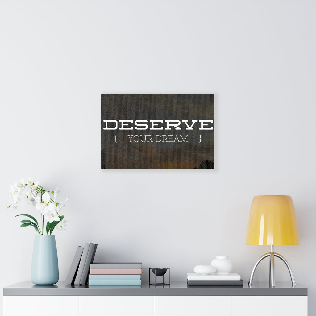 Scripture Walls Inspirational Wall Art Deserve Your Dream Motivational Print Ready to Hang Artwork Unframed-Express Your Love Gifts