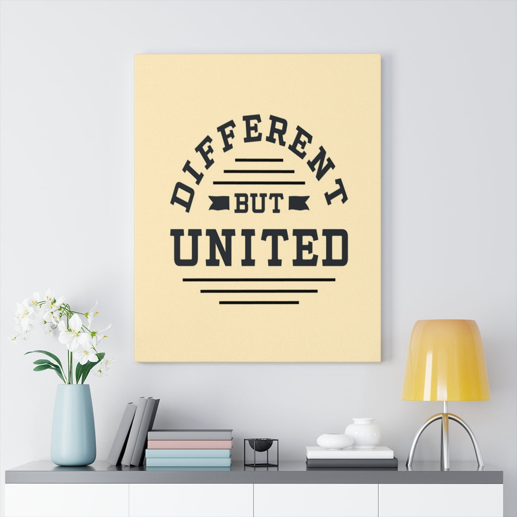 Scripture Walls Inspirational Wall Art Different But United Wall Art Motivation Wall Decor for Home Office Gym Inspiring Success Quote Print Ready to Hang Unframed-Express Your Love Gifts