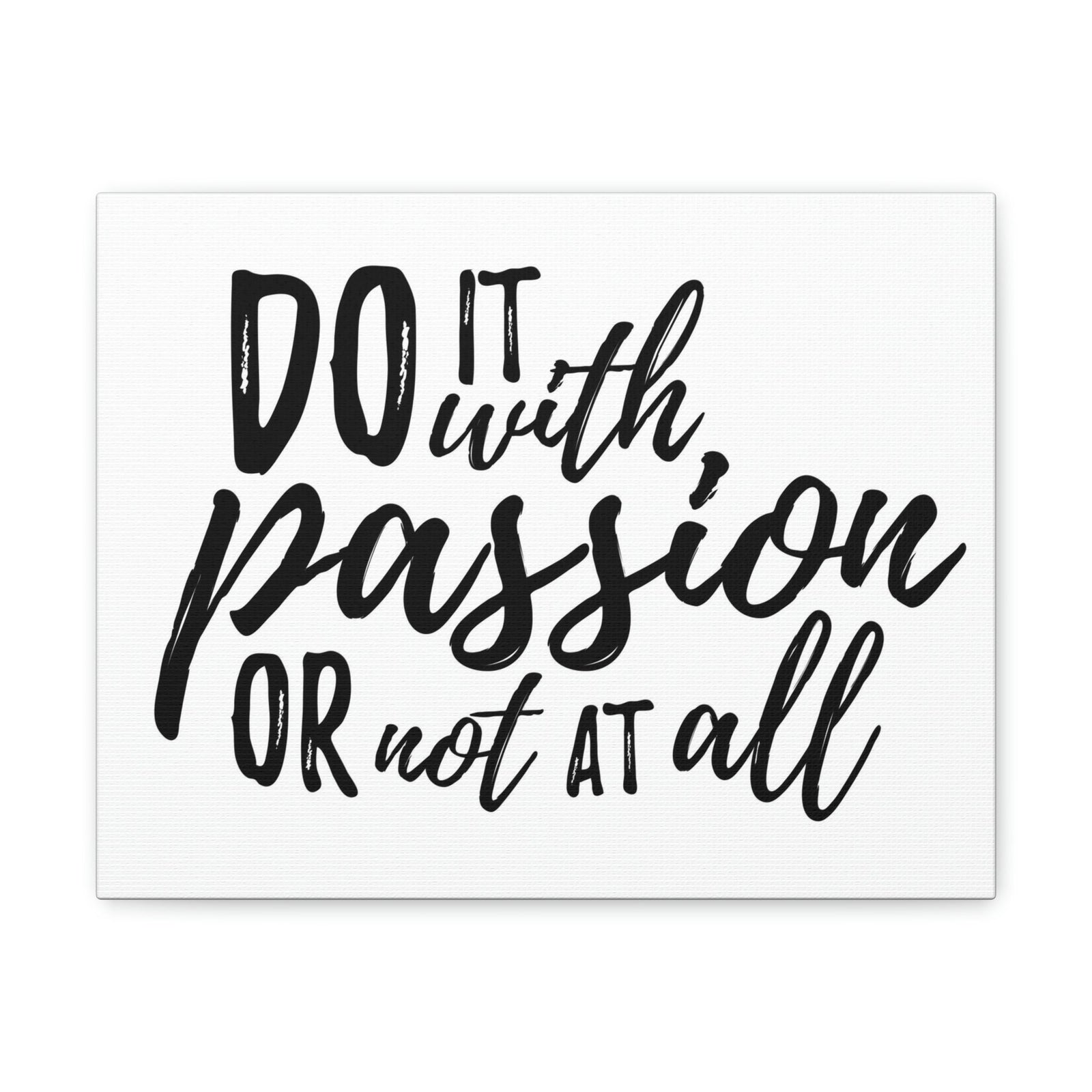 Scripture Walls Inspirational Wall Art Do It With Passion Motivation Wall Decor for Home Office Gym Inspiring Success Quote Print Ready to Hang Unframed-Express Your Love Gifts