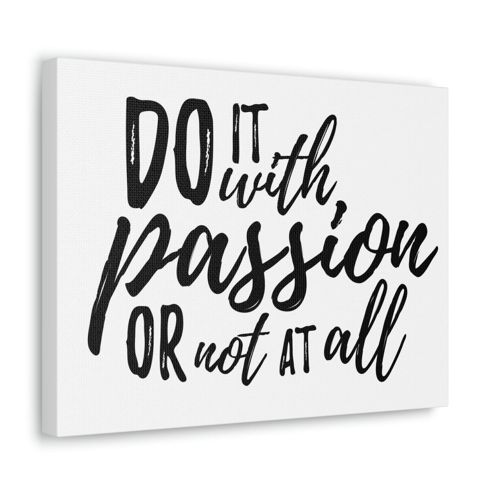 Scripture Walls Inspirational Wall Art Do It With Passion Motivation Wall Decor for Home Office Gym Inspiring Success Quote Print Ready to Hang Unframed-Express Your Love Gifts