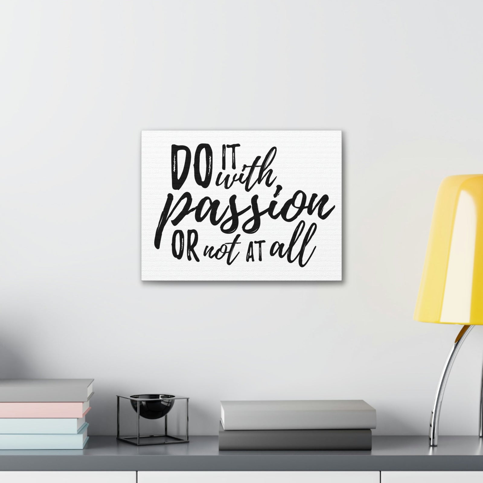 Scripture Walls Inspirational Wall Art Do It With Passion Motivation Wall Decor for Home Office Gym Inspiring Success Quote Print Ready to Hang Unframed-Express Your Love Gifts