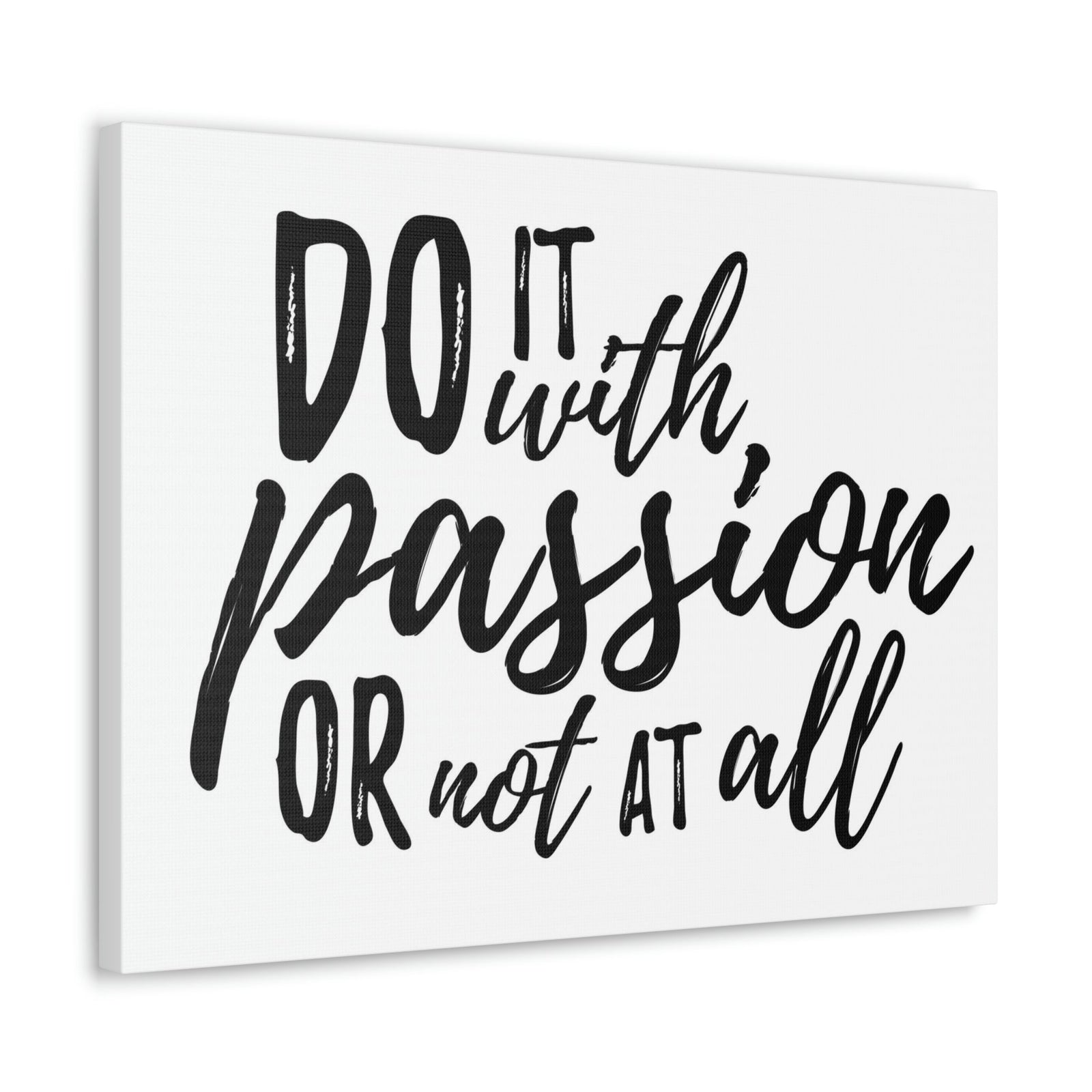 Scripture Walls Inspirational Wall Art Do It With Passion Motivation Wall Decor for Home Office Gym Inspiring Success Quote Print Ready to Hang Unframed-Express Your Love Gifts