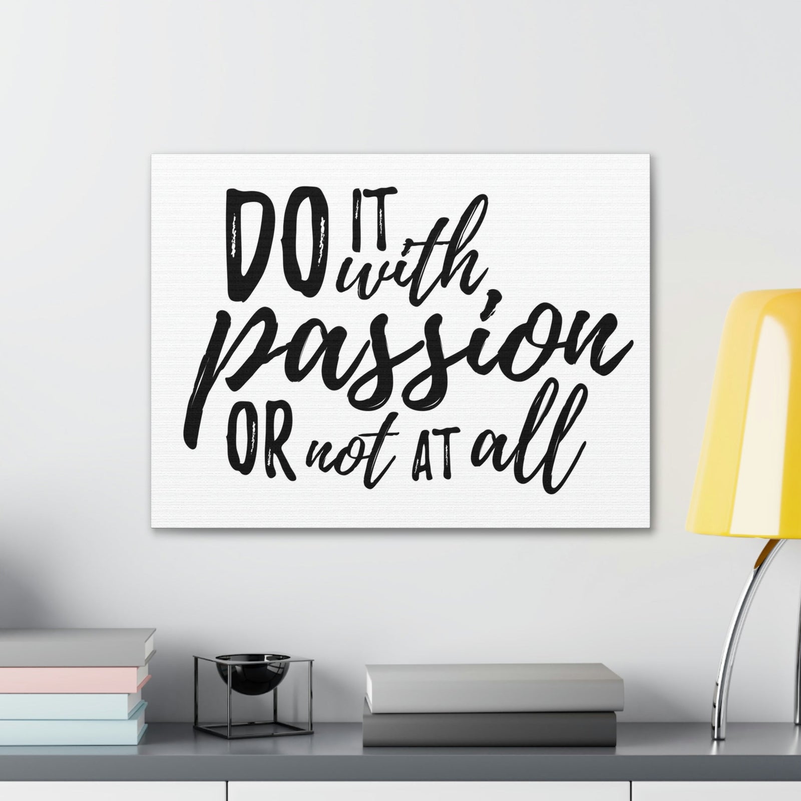 Scripture Walls Inspirational Wall Art Do It With Passion Motivation Wall Decor for Home Office Gym Inspiring Success Quote Print Ready to Hang Unframed-Express Your Love Gifts