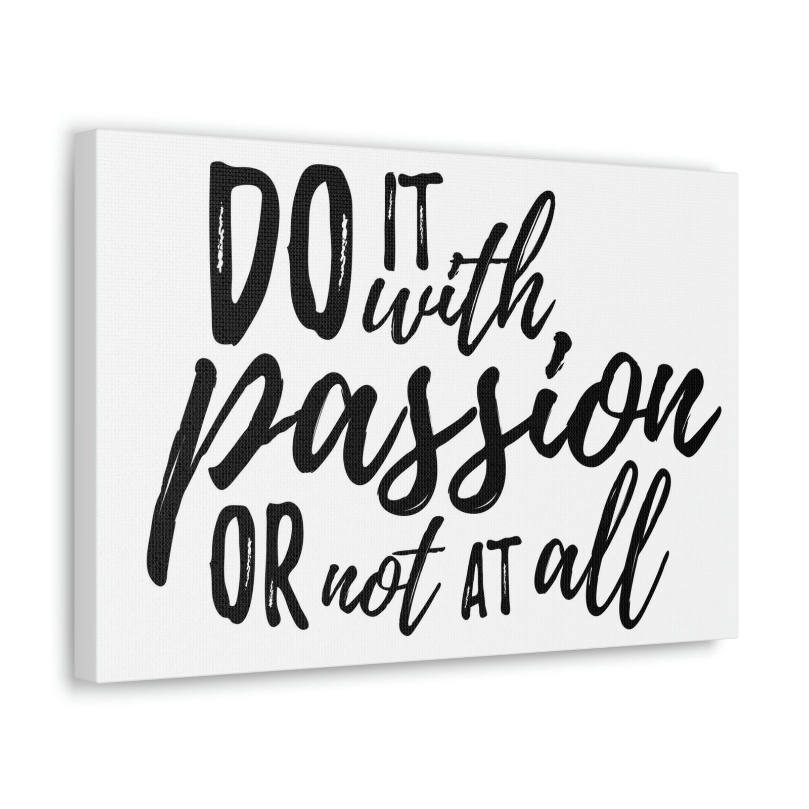 Scripture Walls Inspirational Wall Art Do It With Passion Motivation Wall Decor for Home Office Gym Inspiring Success Quote Print Ready to Hang Unframed-Express Your Love Gifts