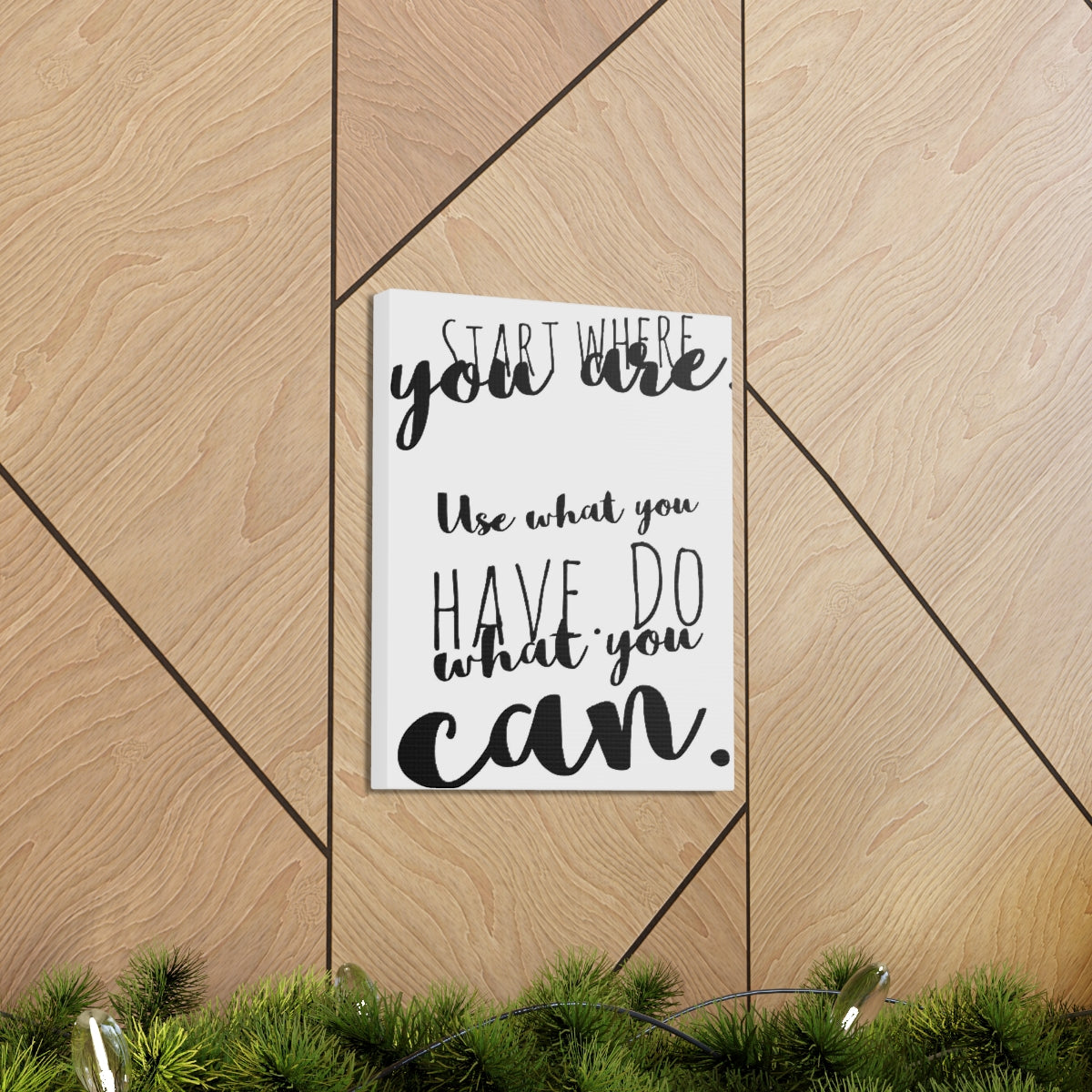 Scripture Walls Inspirational Wall Art Do What You Can Motivation Wall Decor for Home Office Gym Inspiring Success Quote Print Ready to Hang Unframed-Express Your Love Gifts