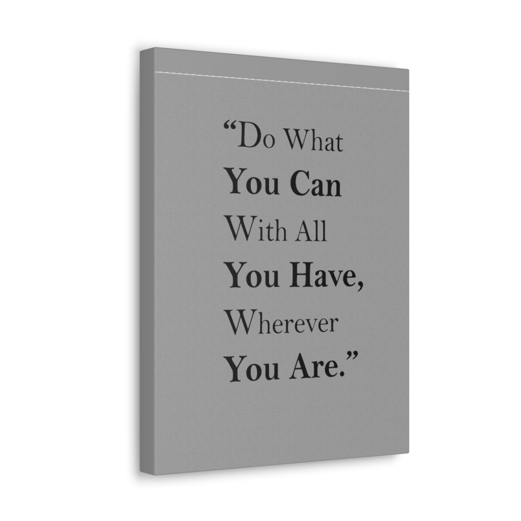 Scripture Walls Inspirational Wall Art Do What You Can Motivation Wall Decor for Home Office Gym Inspiring Success Quote Print Ready to Hang Unframed-Express Your Love Gifts