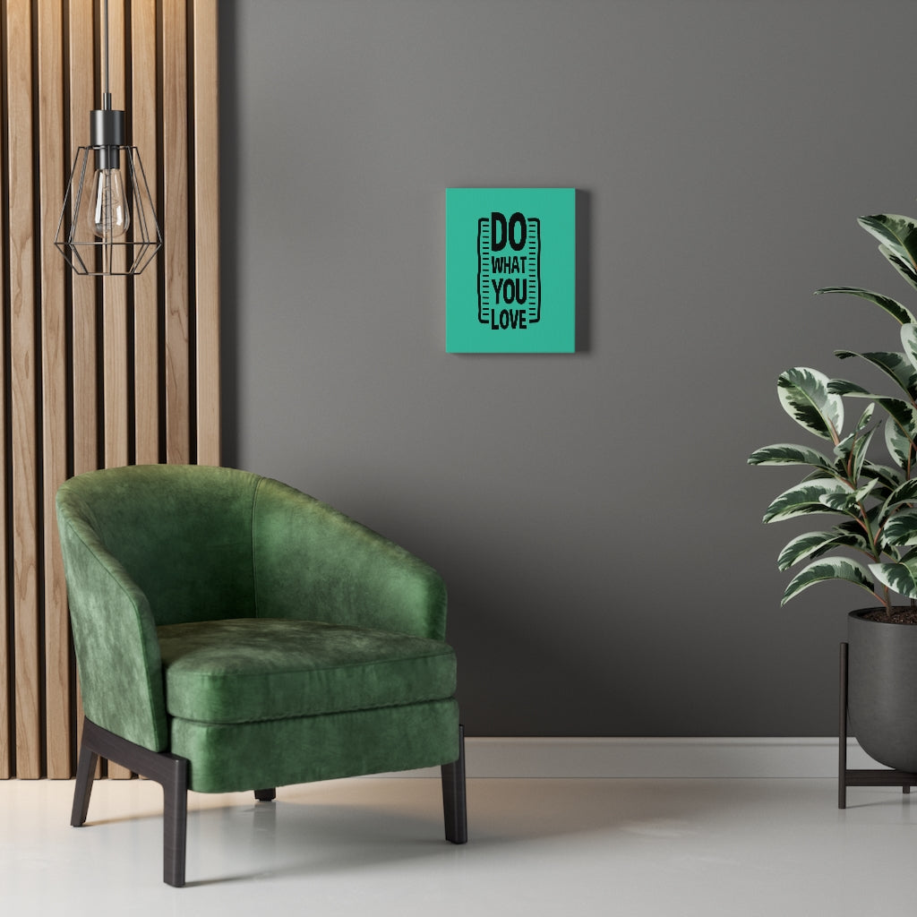 Scripture Walls Inspirational Wall Art Do What You Love Green Wall Art Motivation Wall Decor for Home Office Gym Inspiring Success Quote Print Ready to Hang Unframed-Express Your Love Gifts