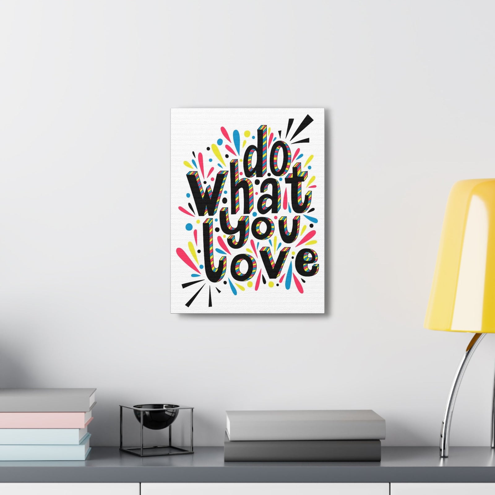 Scripture Walls Inspirational Wall Art Do What You Love Motivation Wall Decor for Home Office Gym Inspiring Success Quote Print Ready to Hang Unframed-Express Your Love Gifts