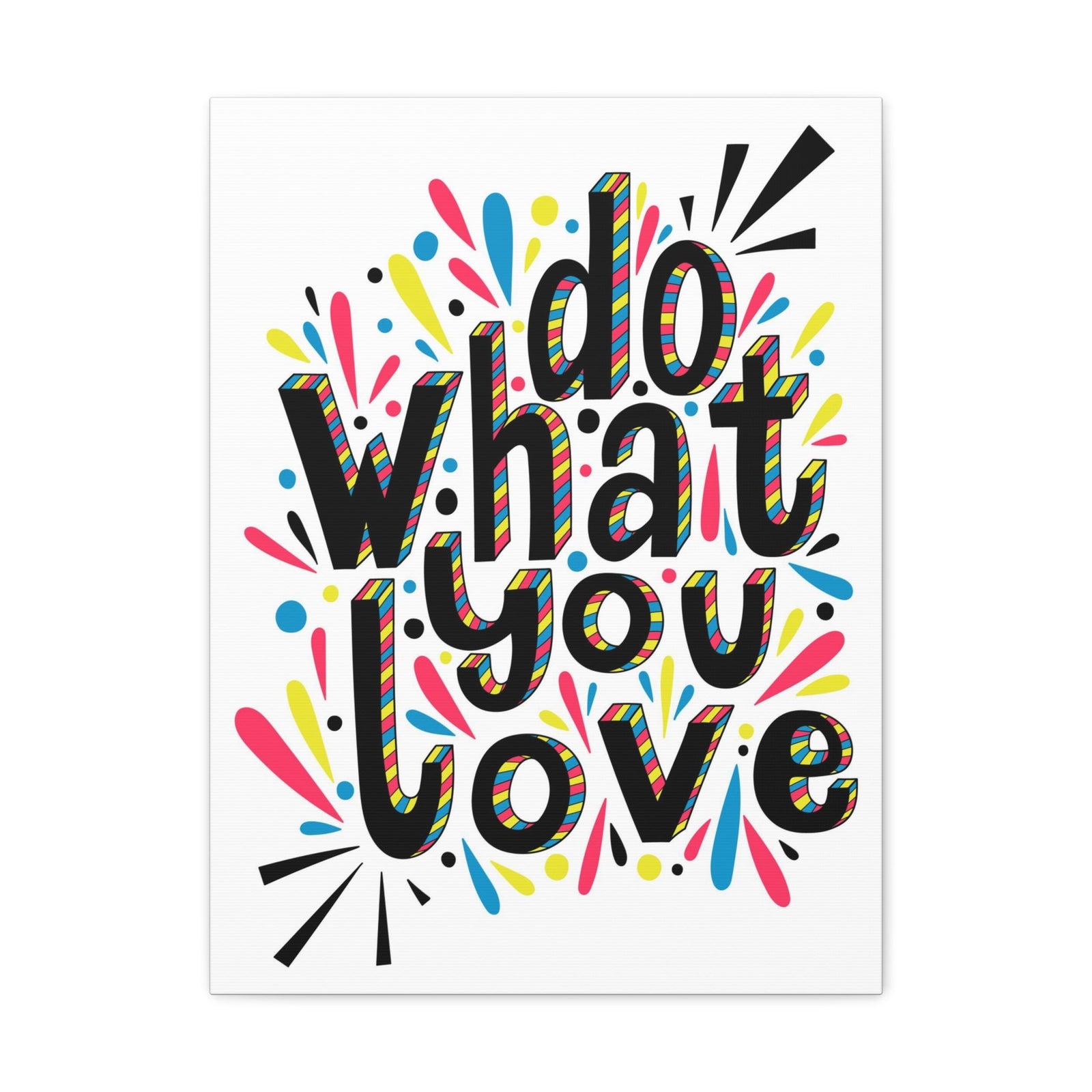 Scripture Walls Inspirational Wall Art Do What You Love Motivation Wall Decor for Home Office Gym Inspiring Success Quote Print Ready to Hang Unframed-Express Your Love Gifts