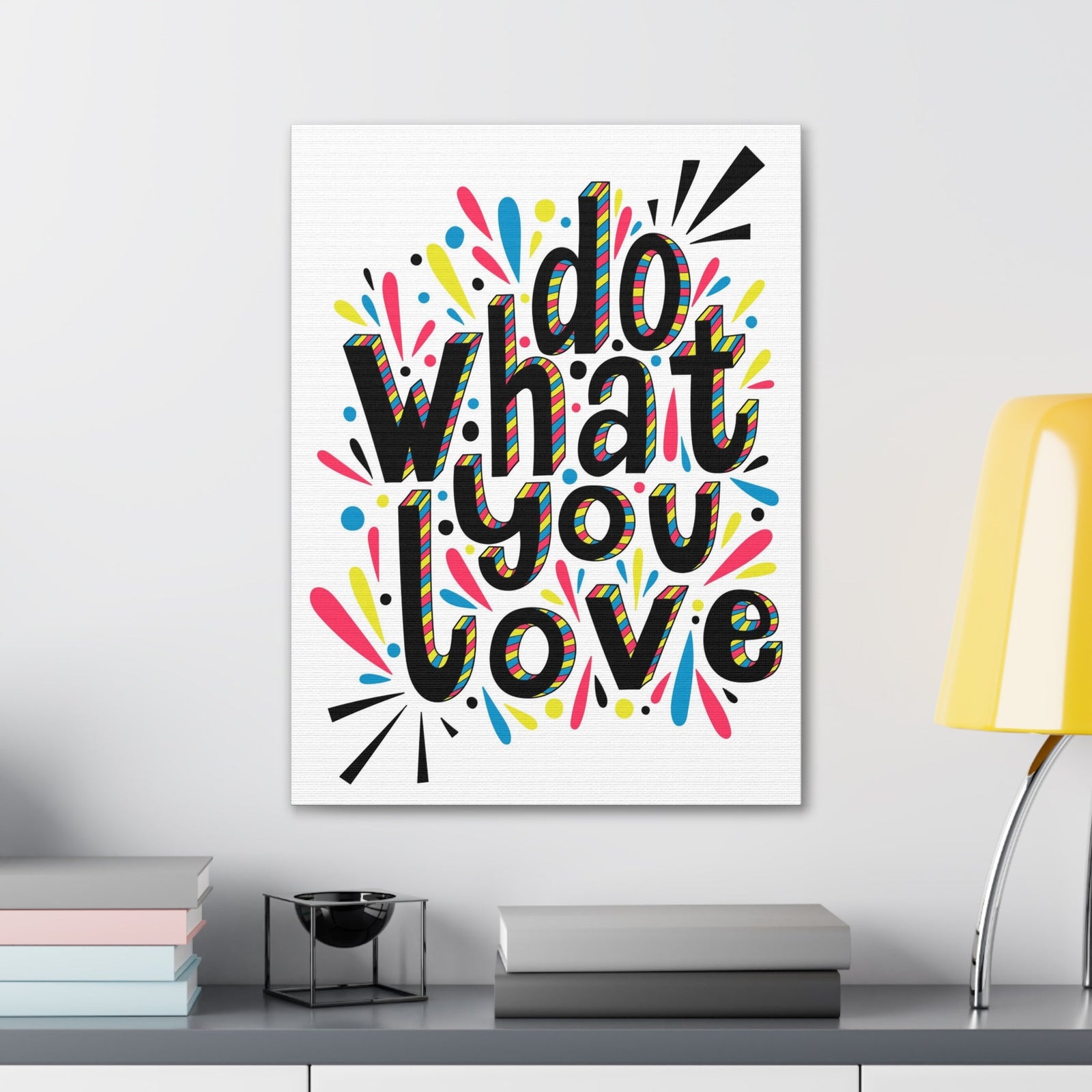 Scripture Walls Inspirational Wall Art Do What You Love Motivation Wall Decor for Home Office Gym Inspiring Success Quote Print Ready to Hang Unframed-Express Your Love Gifts