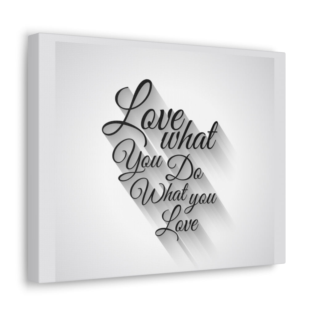 Scripture Walls Inspirational Wall Art Do What You Love Plain Motivation Wall Decor for Home Office Gym Inspiring Success Quote Print Ready to Hang Unframed-Express Your Love Gifts