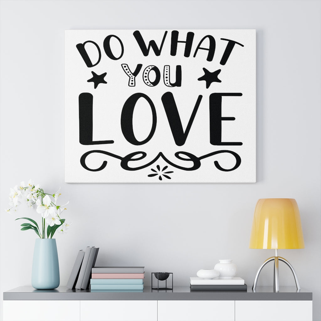 Scripture Walls Inspirational Wall Art Do What You Love Plain Wall Art Motivation Wall Decor for Home Office Gym Inspiring Success Quote Print Ready to Hang Unframed-Express Your Love Gifts