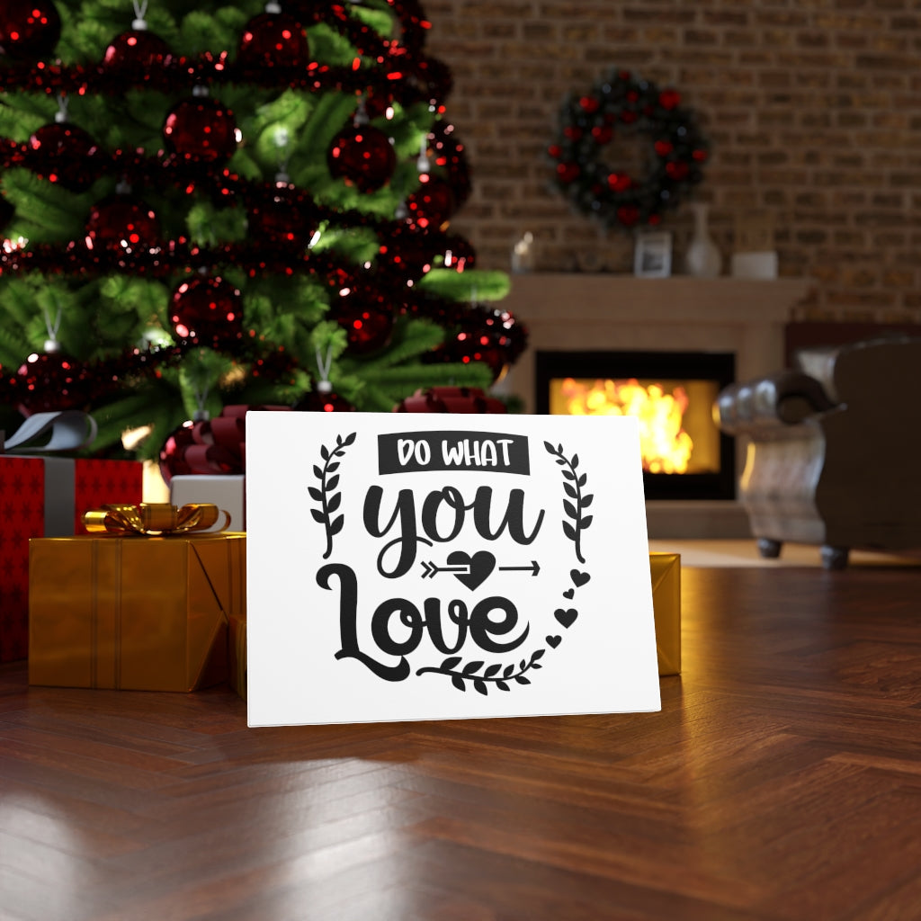 Scripture Walls Inspirational Wall Art Do What You Love Wall Art Motivational Motto Inspiring Prints Artwork Decor Ready to Hang Unframed-Express Your Love Gifts