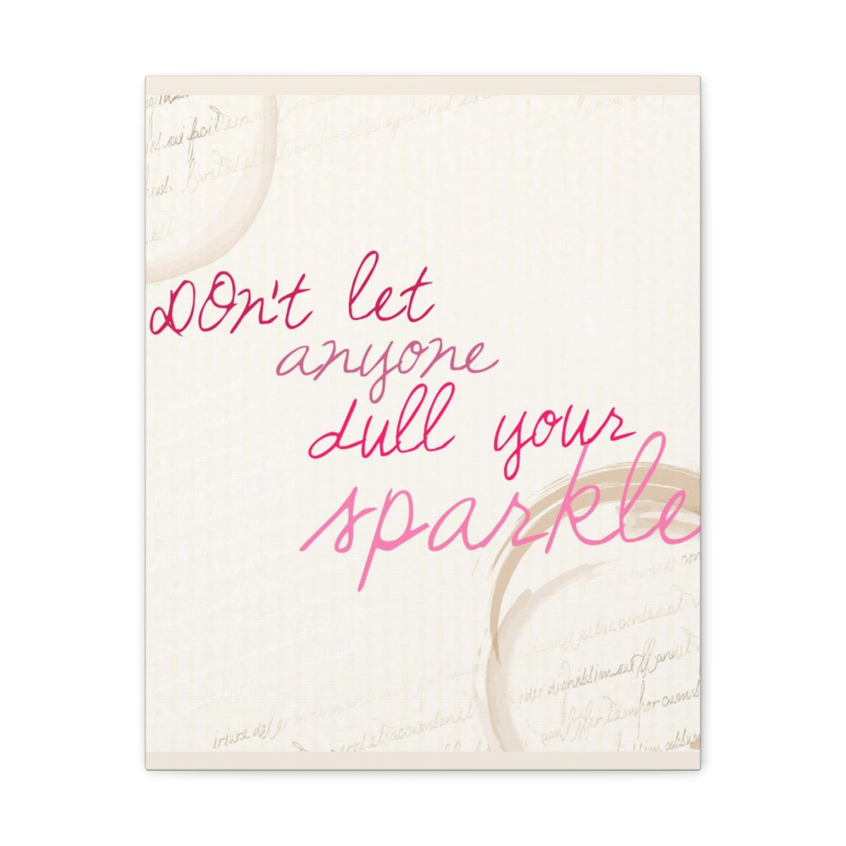 Scripture Walls Inspirational Wall Art Don't Dull Your Sparkle Simple Motivation Wall Decor for Home Office Gym Inspiring Success Quote Print Ready to Hang Unframed-Express Your Love Gifts