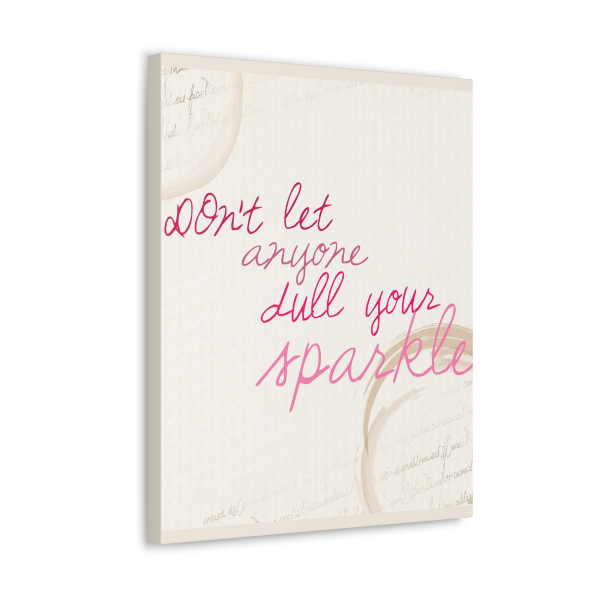 Scripture Walls Inspirational Wall Art Don't Dull Your Sparkle Simple Motivation Wall Decor for Home Office Gym Inspiring Success Quote Print Ready to Hang Unframed-Express Your Love Gifts