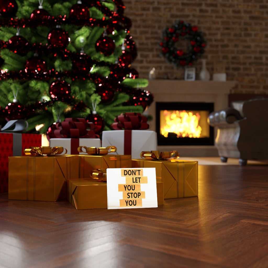 Scripture Walls Inspirational Wall Art Don't Let You Stop You Motivational Print Ready to Hang Artwork Unframed-Express Your Love Gifts