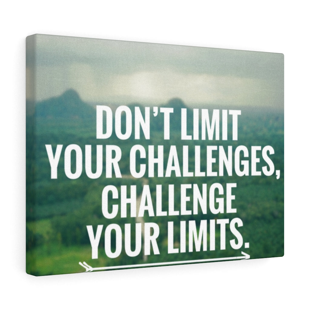 Scripture Walls Inspirational Wall Art Don't Limit Your Challenges Motivational Print Ready to Hang Artwork Unframed-Express Your Love Gifts