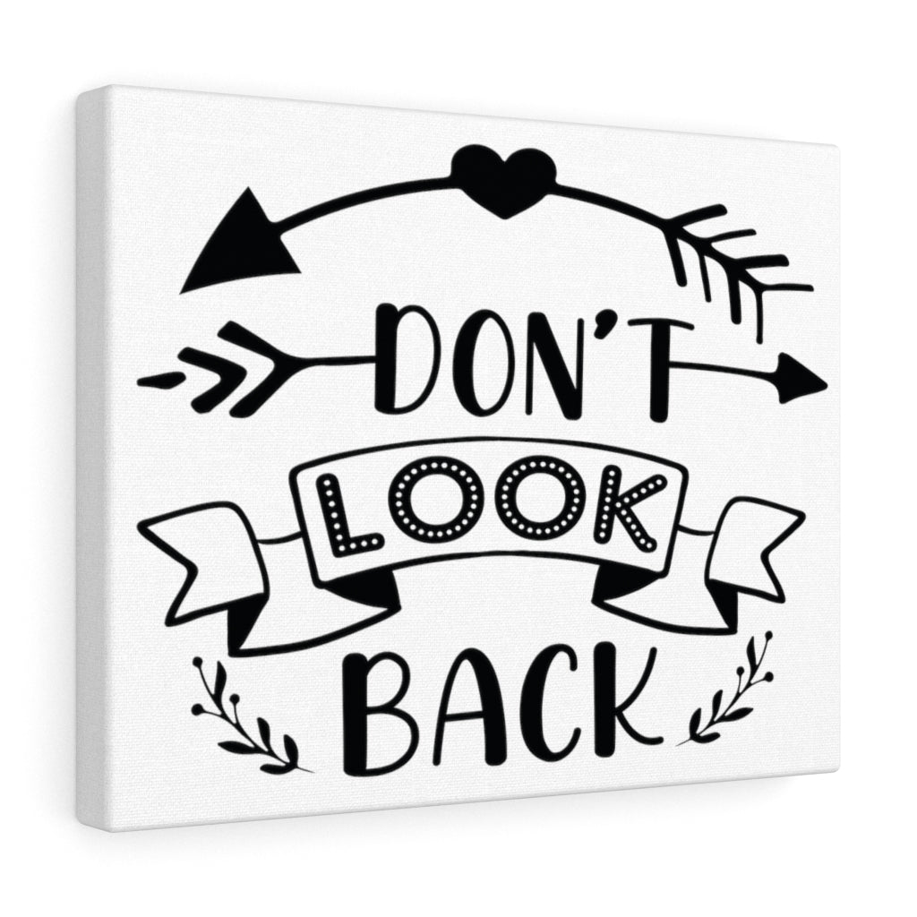 Scripture Walls Inspirational Wall Art Don't Look Back Wall Art Motivation Wall Decor for Home Office Gym Inspiring Success Quote Print Ready to Hang Unframed-Express Your Love Gifts