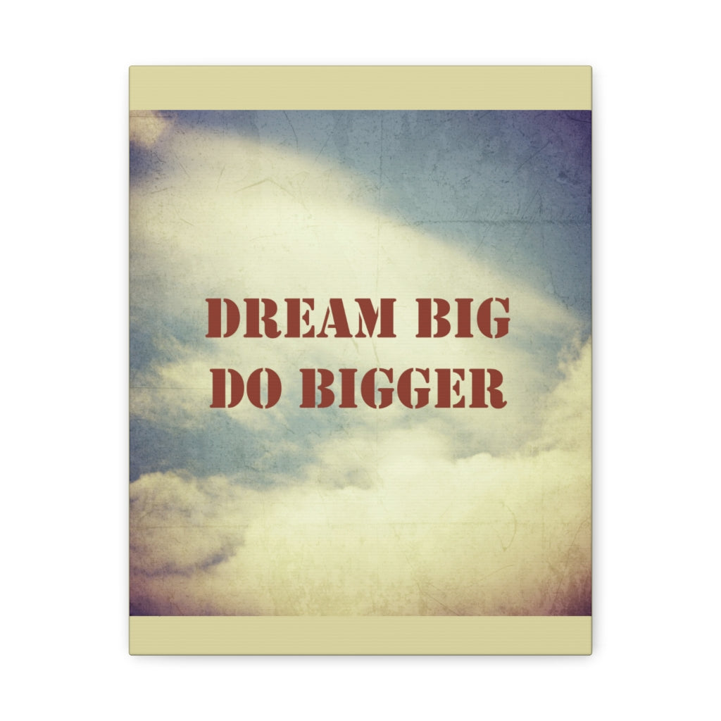 Scripture Walls Inspirational Wall Art Dream Big Do Bigger Motivation Wall Decor for Home Office Gym Inspiring Success Quote Print Ready to Hang Unframed-Express Your Love Gifts