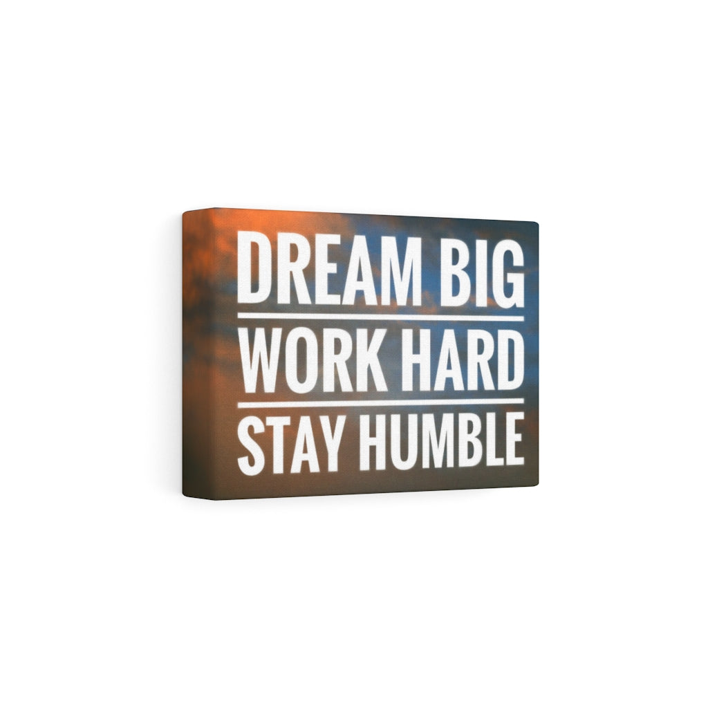 Scripture Walls Inspirational Wall Art Dream Big Work Hard Plain Motivational Print Ready to Hang Artwork Unframed-Express Your Love Gifts