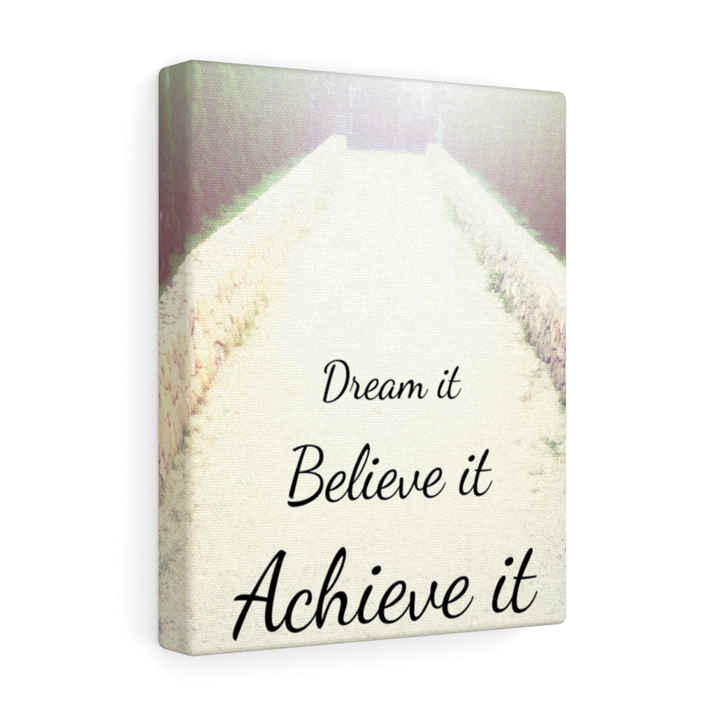 Scripture Walls Inspirational Wall Art Dream It Believe It Motivational Print Ready to Hang Artwork Unframed-Express Your Love Gifts
