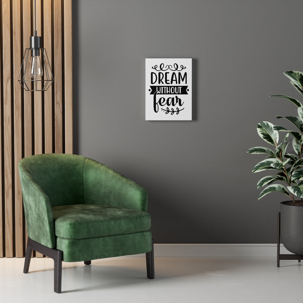 Scripture Walls Inspirational Wall Art Dream Without Fear Wall Art Motivation Wall Decor for Home Office Gym Inspiring Success Quote Print Ready to Hang Unframed-Express Your Love Gifts