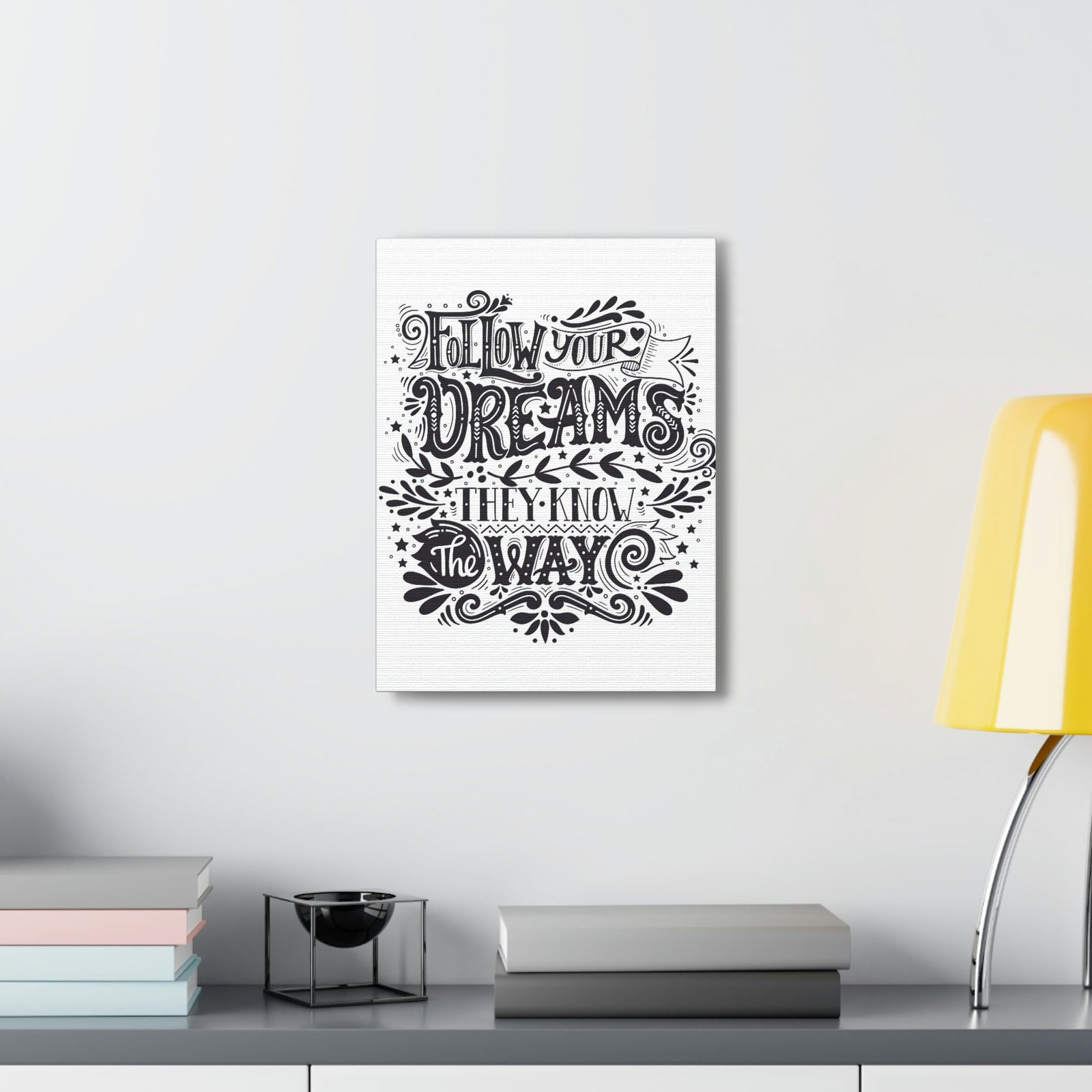Scripture Walls Inspirational Wall Art Dreams Know The Way Motivation Wall Decor for Home Office Gym Inspiring Success Quote Print Ready to Hang Unframed-Express Your Love Gifts