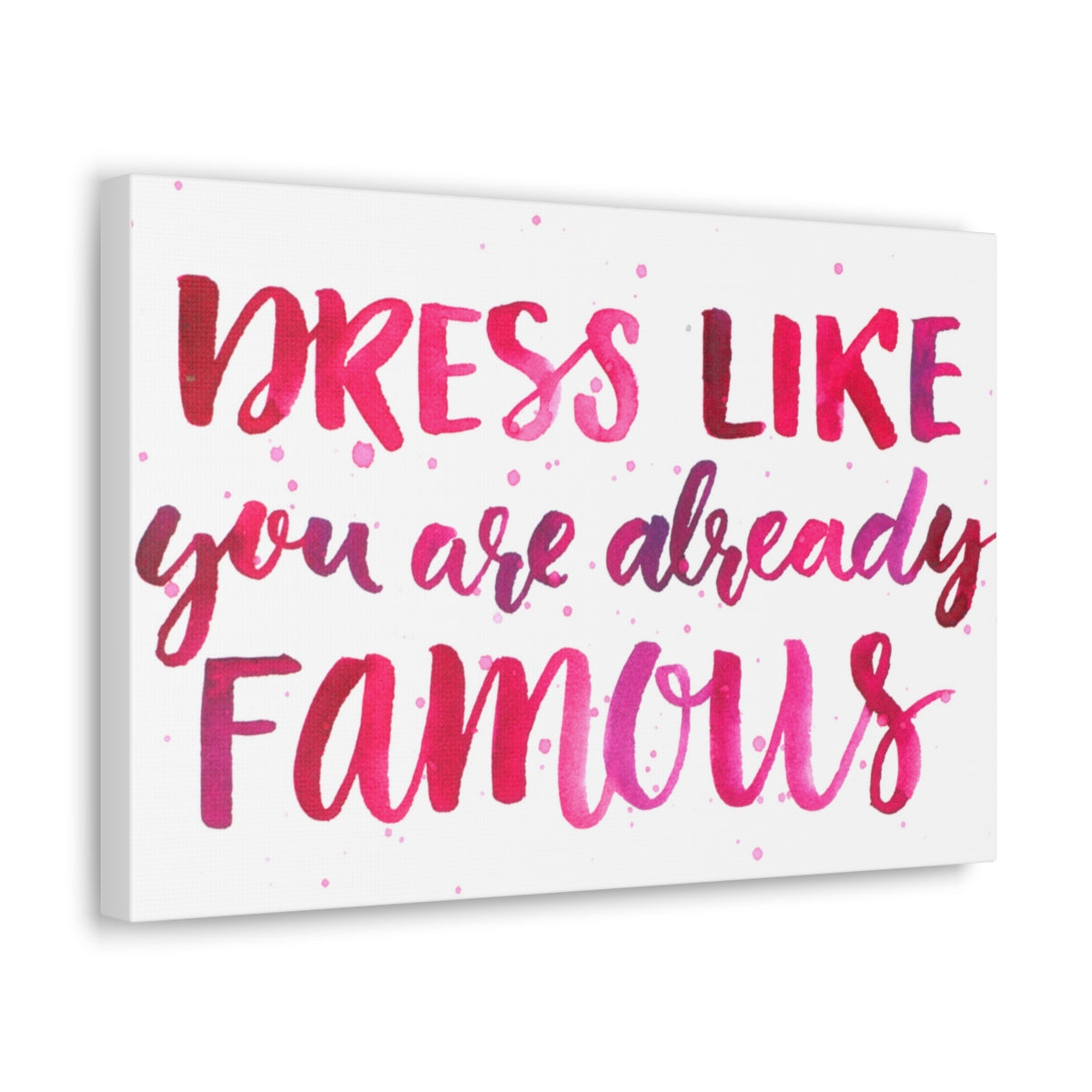 Scripture Walls Inspirational Wall Art Dress Like Famous Motivation Wall Decor for Home Office Gym Inspiring Success Quote Print Ready to Hang Unframed-Express Your Love Gifts