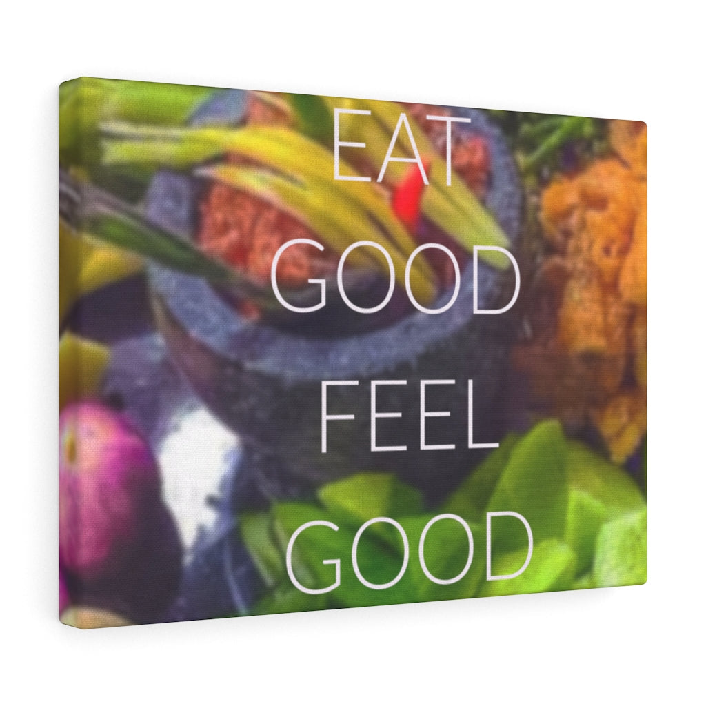 Scripture Walls Inspirational Wall Art Eat Good Feel Good Motivational Print Ready to Hang Artwork Unframed-Express Your Love Gifts