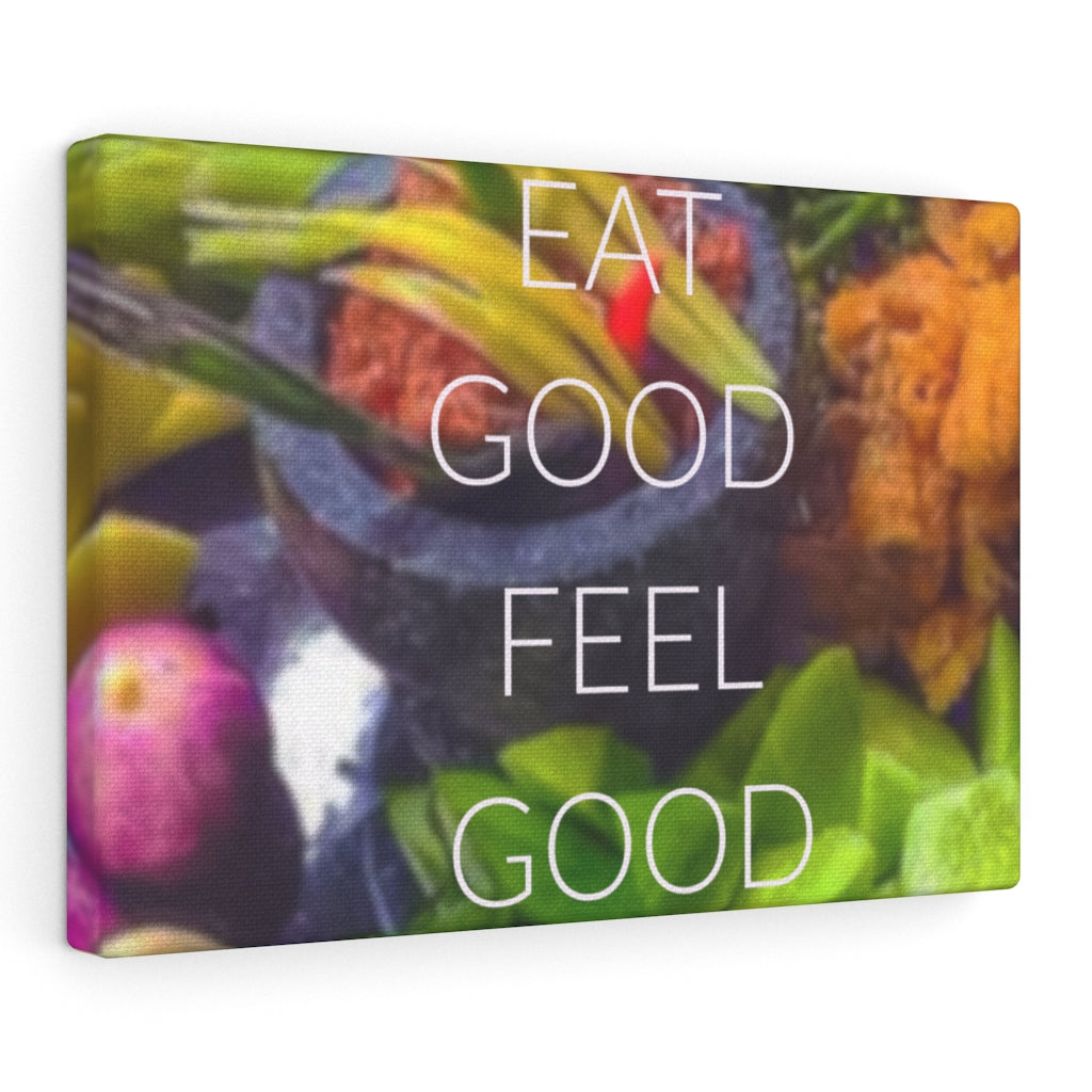 Scripture Walls Inspirational Wall Art Eat Good Feel Good Motivational Print Ready to Hang Artwork Unframed-Express Your Love Gifts