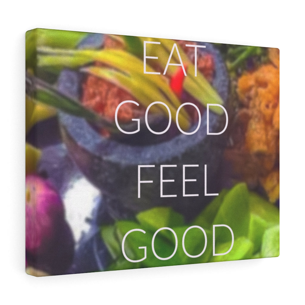 Scripture Walls Inspirational Wall Art Eat Good Feel Good Motivational Print Ready to Hang Artwork Unframed-Express Your Love Gifts
