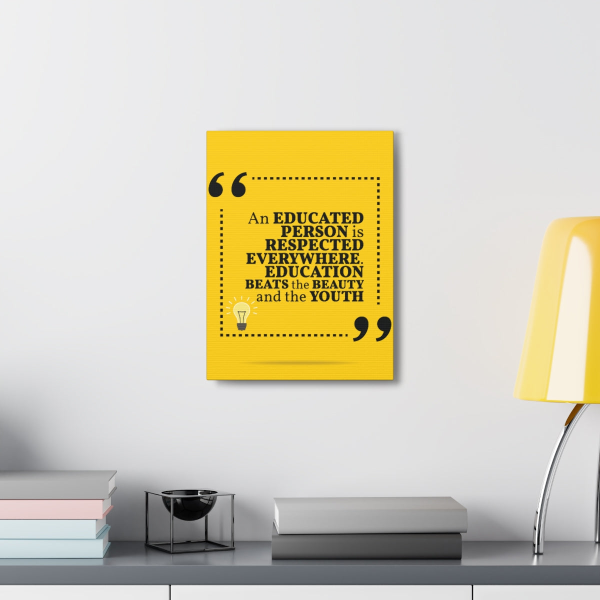 Scripture Walls Inspirational Wall Art Education Beats The Beauty Matthew 6:33 NIV Motivation Wall Decor for Home Office Gym Inspiring Success Quote Print Ready to Hang Unframed-Express Your Love Gifts