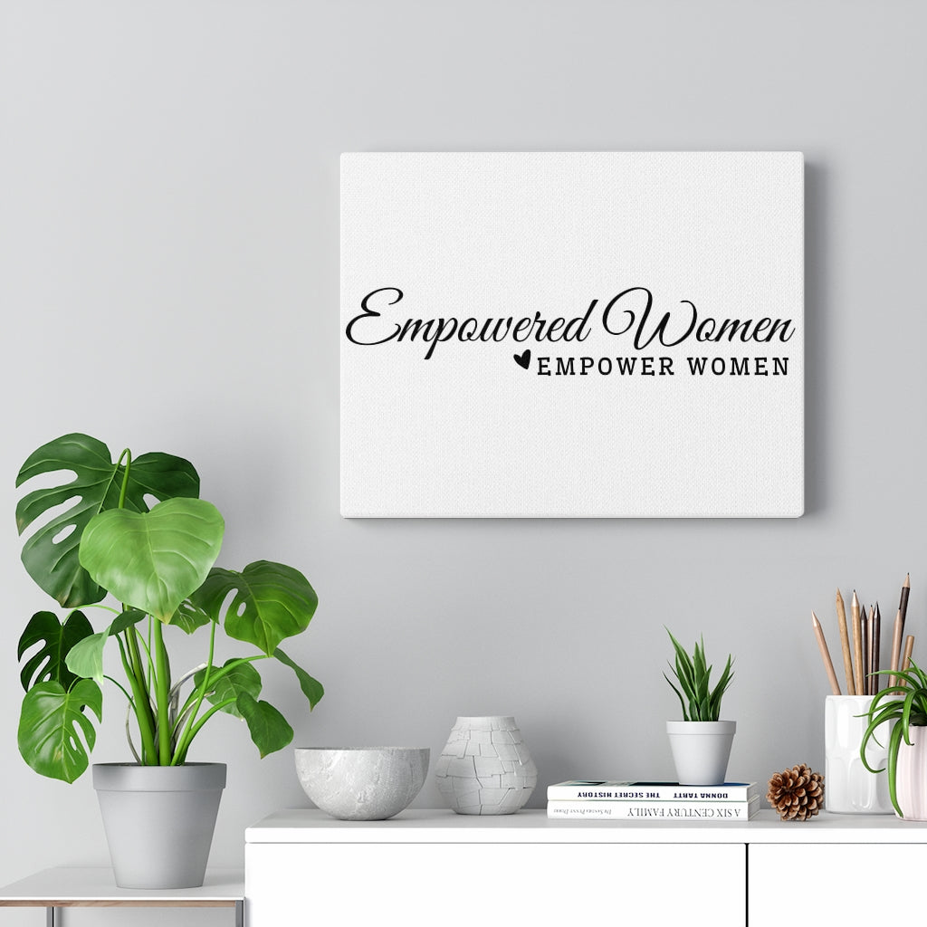 Scripture Walls Inspirational Wall Art Empowered Women Empower Women Wall Art Motivation Wall Decor for Home Office Gym Inspiring Success Quote Print Ready to Hang Unframed-Express Your Love Gifts